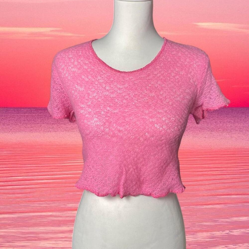 Deadstock Pink Vintage Super Light Knitted Top